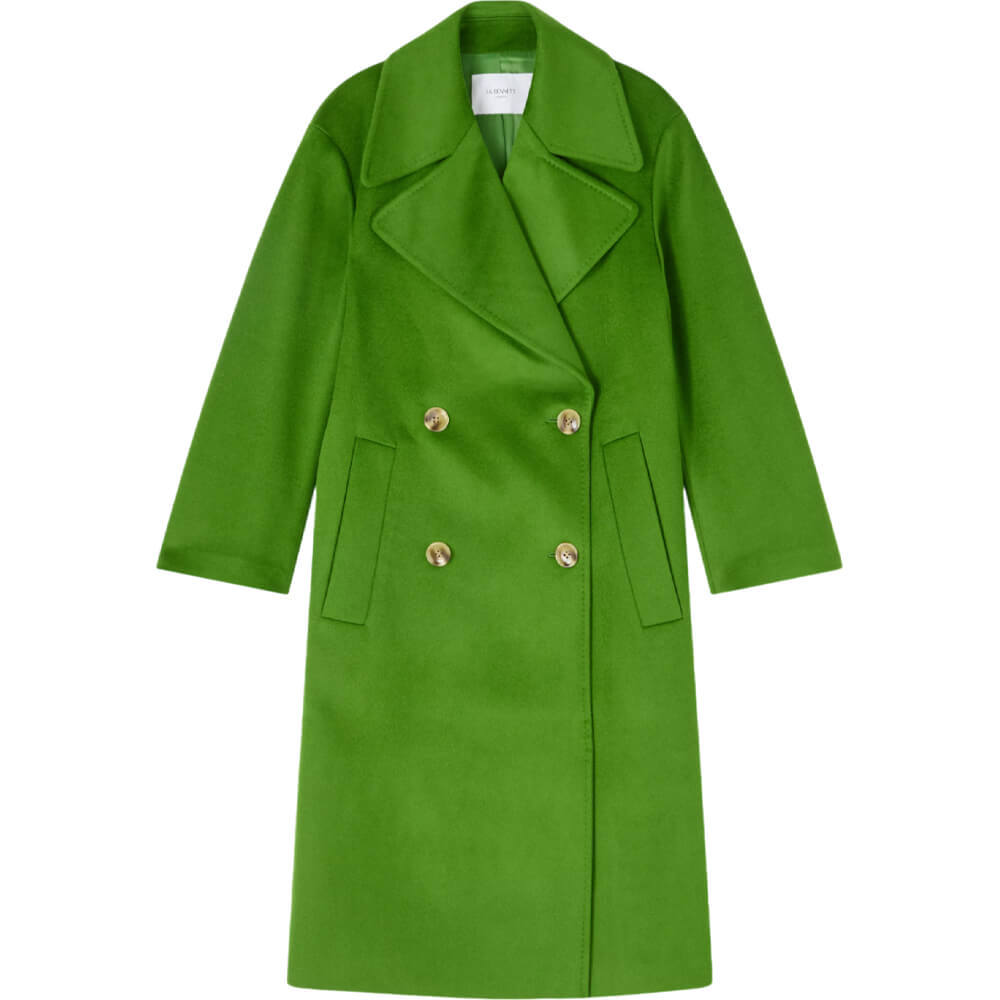 LK Bennett Amor Double Breasted Wool Coat